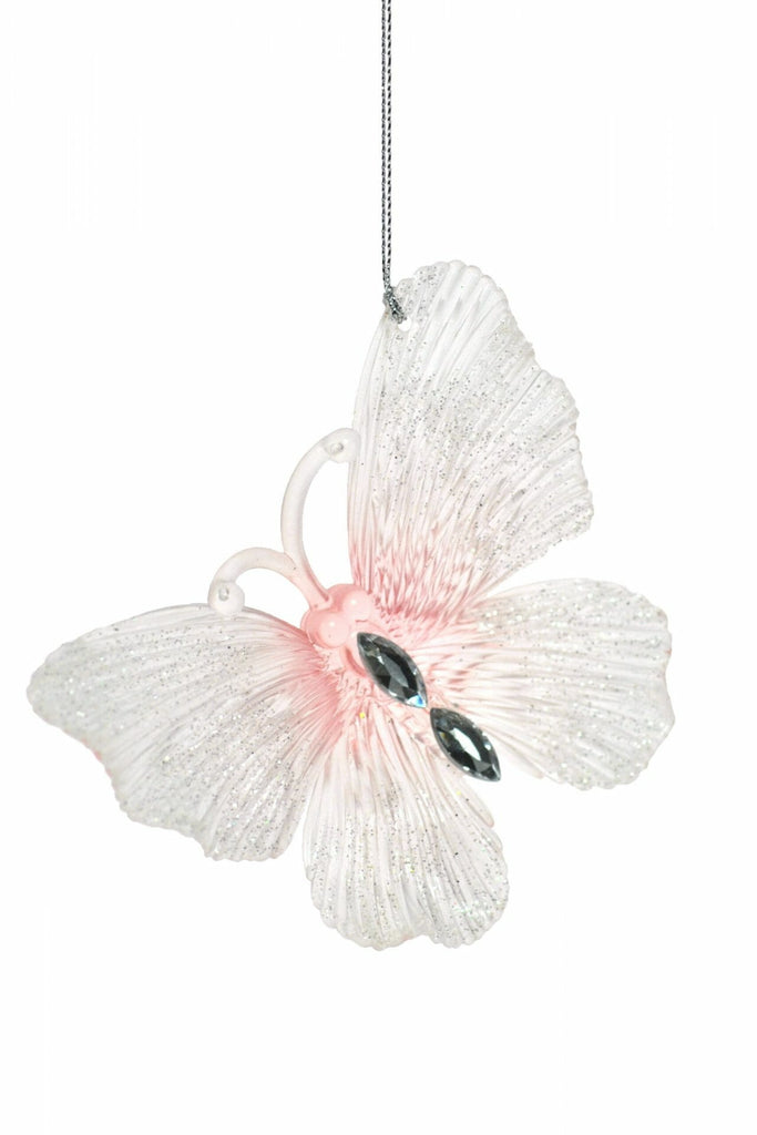 Silver Butterfly Ornament - Single Piece – Starlight Tree Toppers