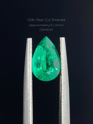 Single P/S 8.70x5.57mm Medium Dark Vivid very slightly bluish Green, Very Slightly Included, Excellent cut, Zambian (Oil Treatment) would retail in the range of $6000-6500CAD