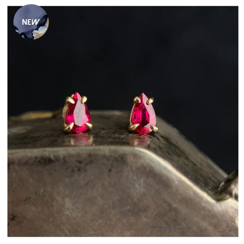 Ruby Stud Earrings