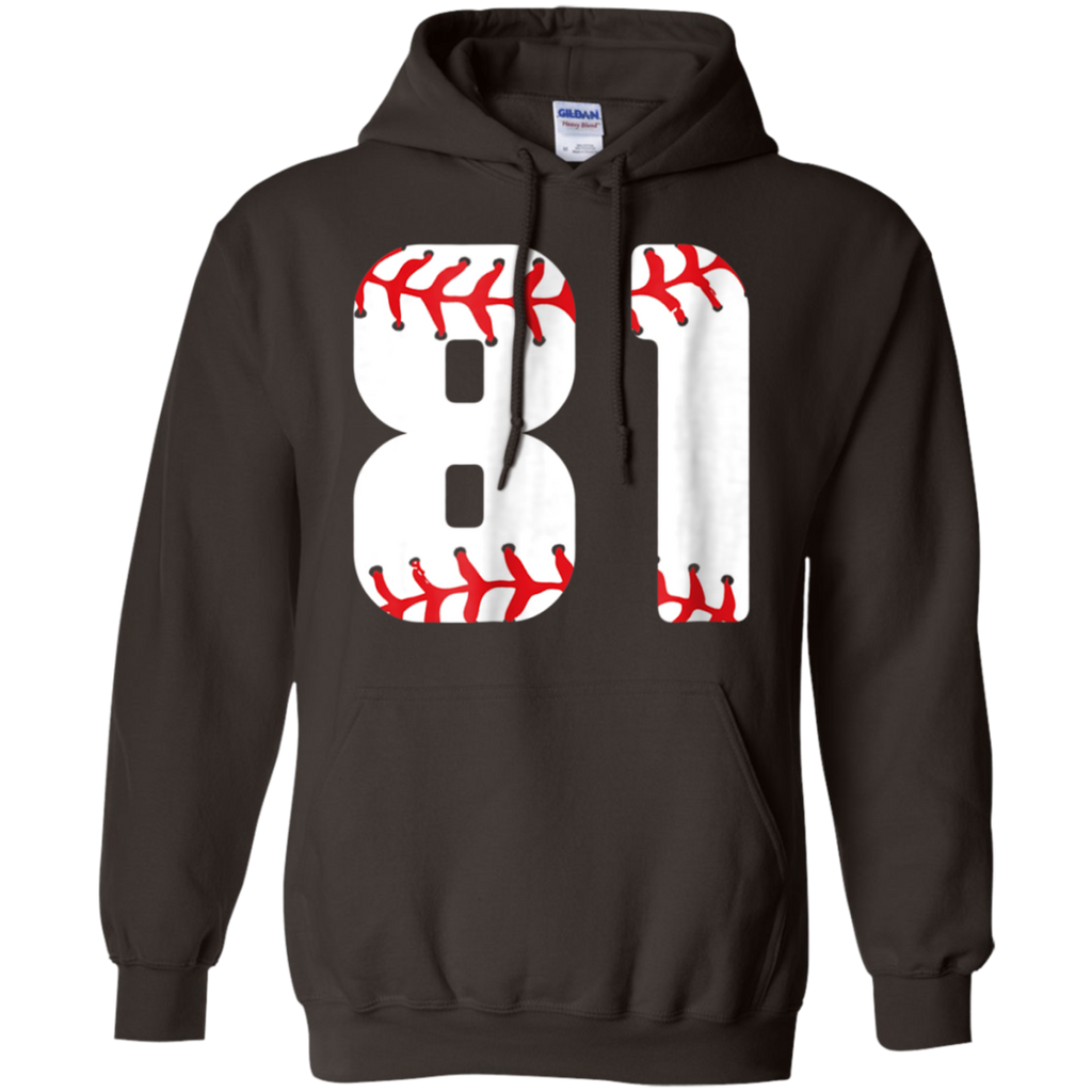 AGR Awesome 81st Birthday Gifts For Baseball Lover Tee ...