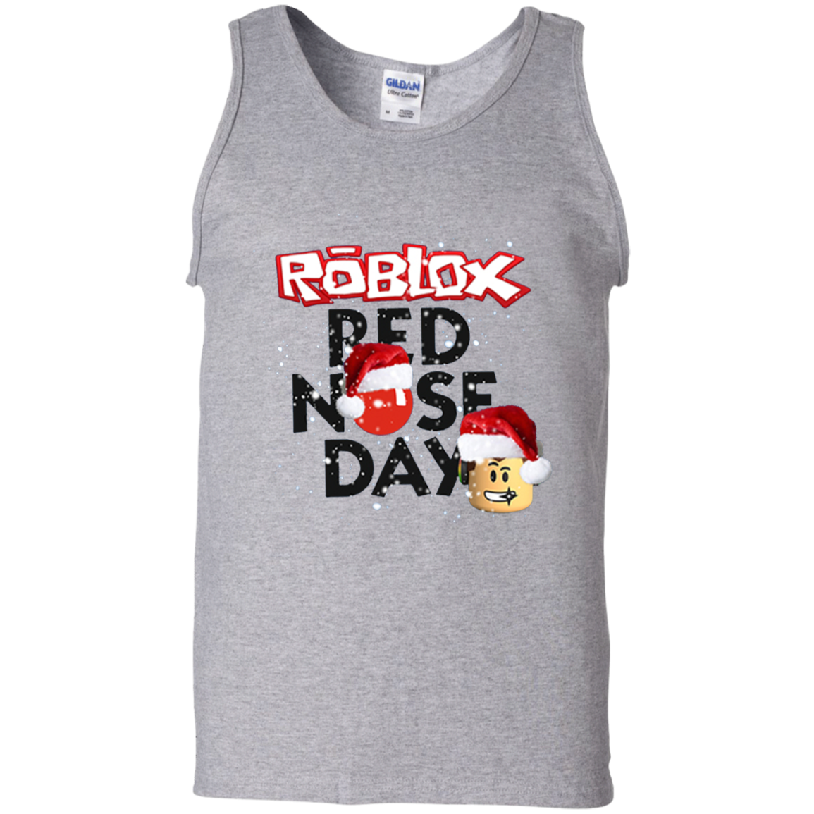 Agr Roblox Christmas Red Nose Day Mens Tank Top Agreeable - roblox red nose