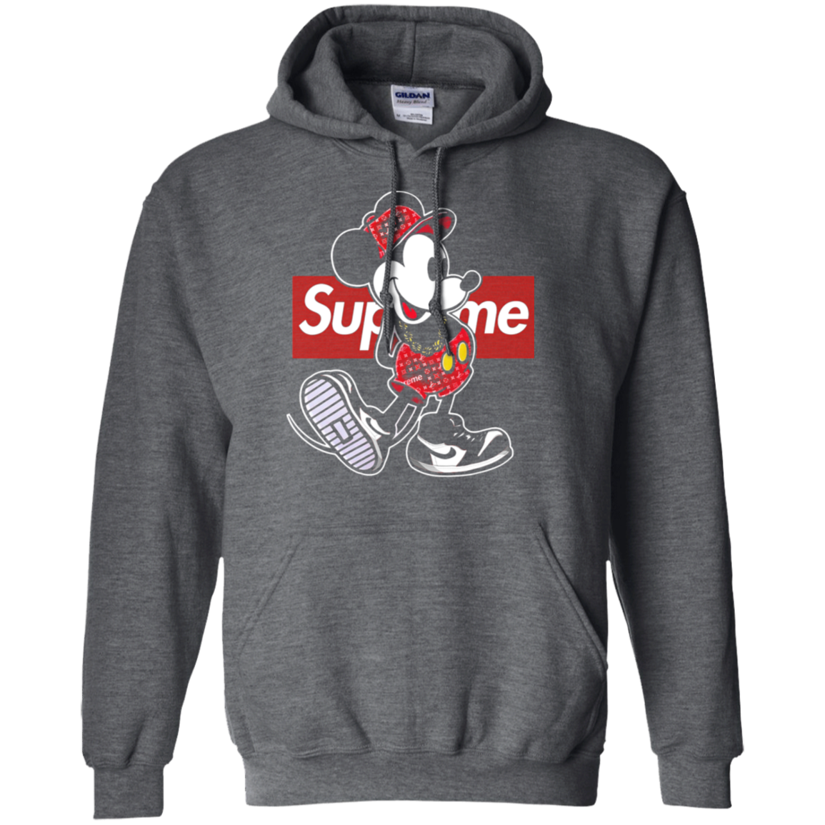 Download AGR Old Disney Mickey Mouse Style Supreme Hoodie - AGREEABLE