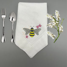 Load image into Gallery viewer, embroidered linen napkins