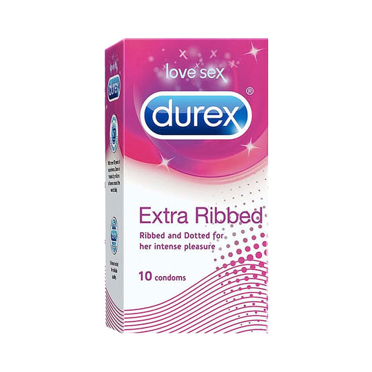 Durex Extra Ribbed - 20 Condoms Image 1