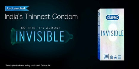 Durex Invisible Thinnest Condom | Durex India