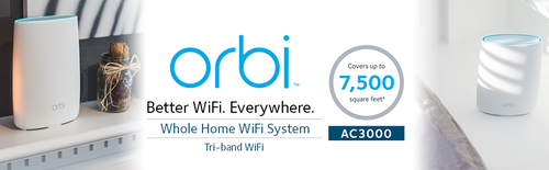 ORBI. BETTER WIFI EVERYWHERE.