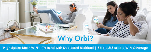 High speed mesh wifi with dedicated backhaul provides a stable and scalable wifi solution, futureproof for your home and your wifi needs