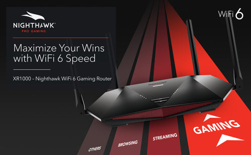 NETGEAR Nighthawk Pro Gaming XR1000 – 6 Router with AX 3.0 WiFi India - DumaOS Kaira