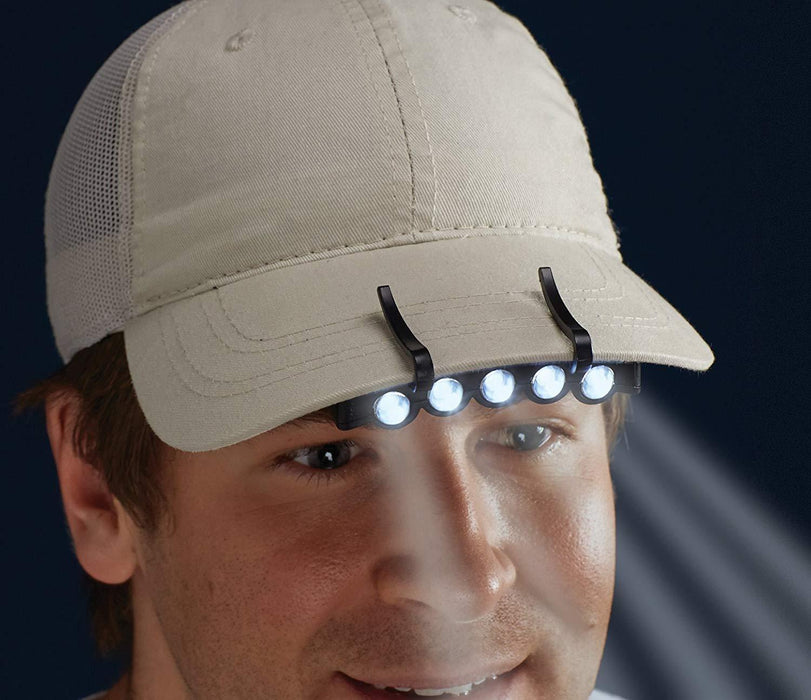 hat brim flashlight