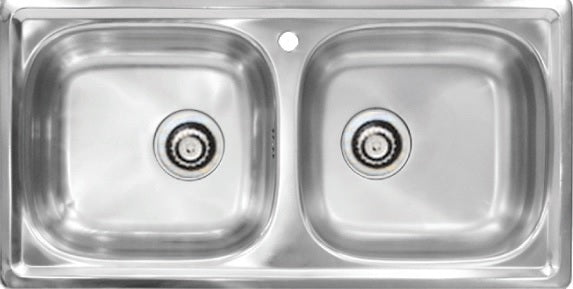 Kitchen Sink Double Bowl, Topmount - HäfeleHome product image