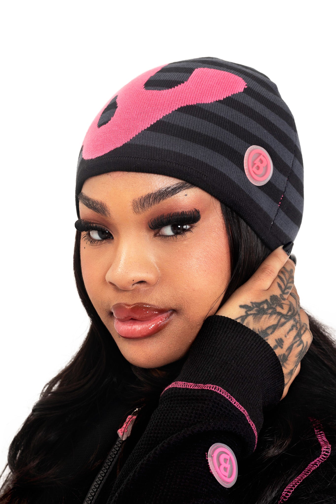 Reebok Jacksonville Jaguars Black-Pink Breast Cancer Awareness Cuffed Knit  Beanie