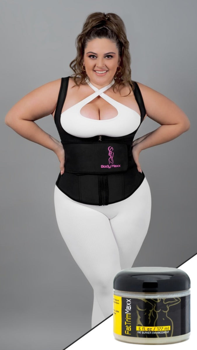 Complete Upper Body Sweat Vest + Waist Shaper Belt – gooddose