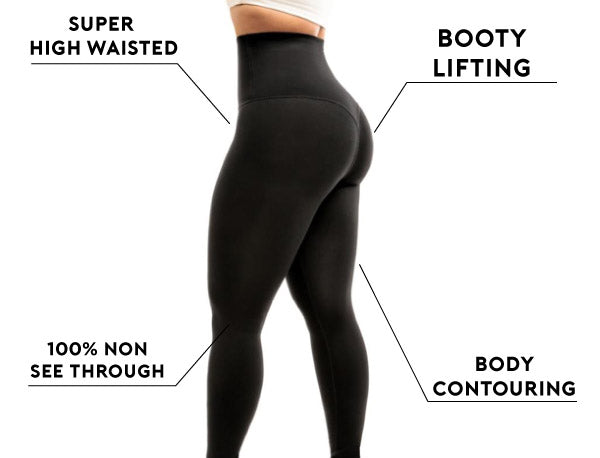 XFLWAM Workout Leggings for Women Seamless Scrunch Tights Tummy