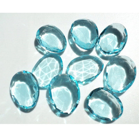 aquamarine cabochons