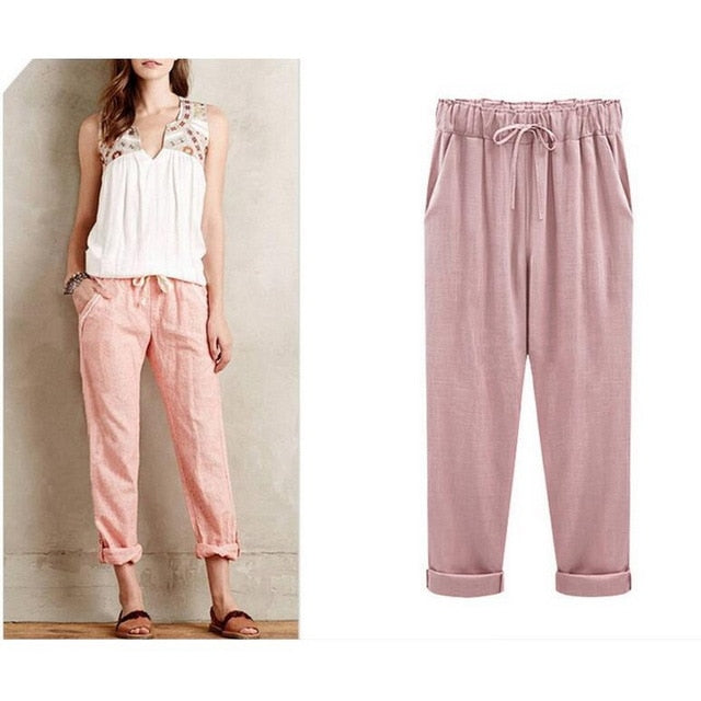 cotton summer pants