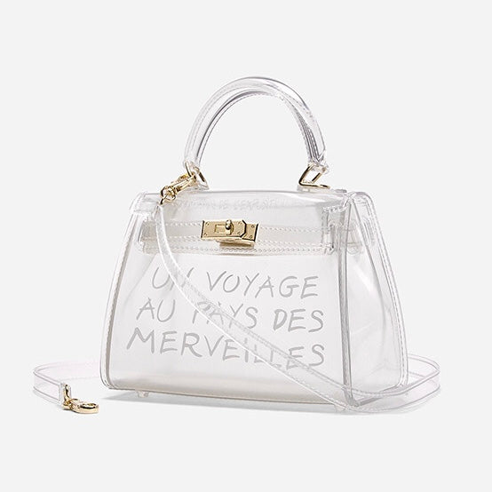 transparent mini handbag