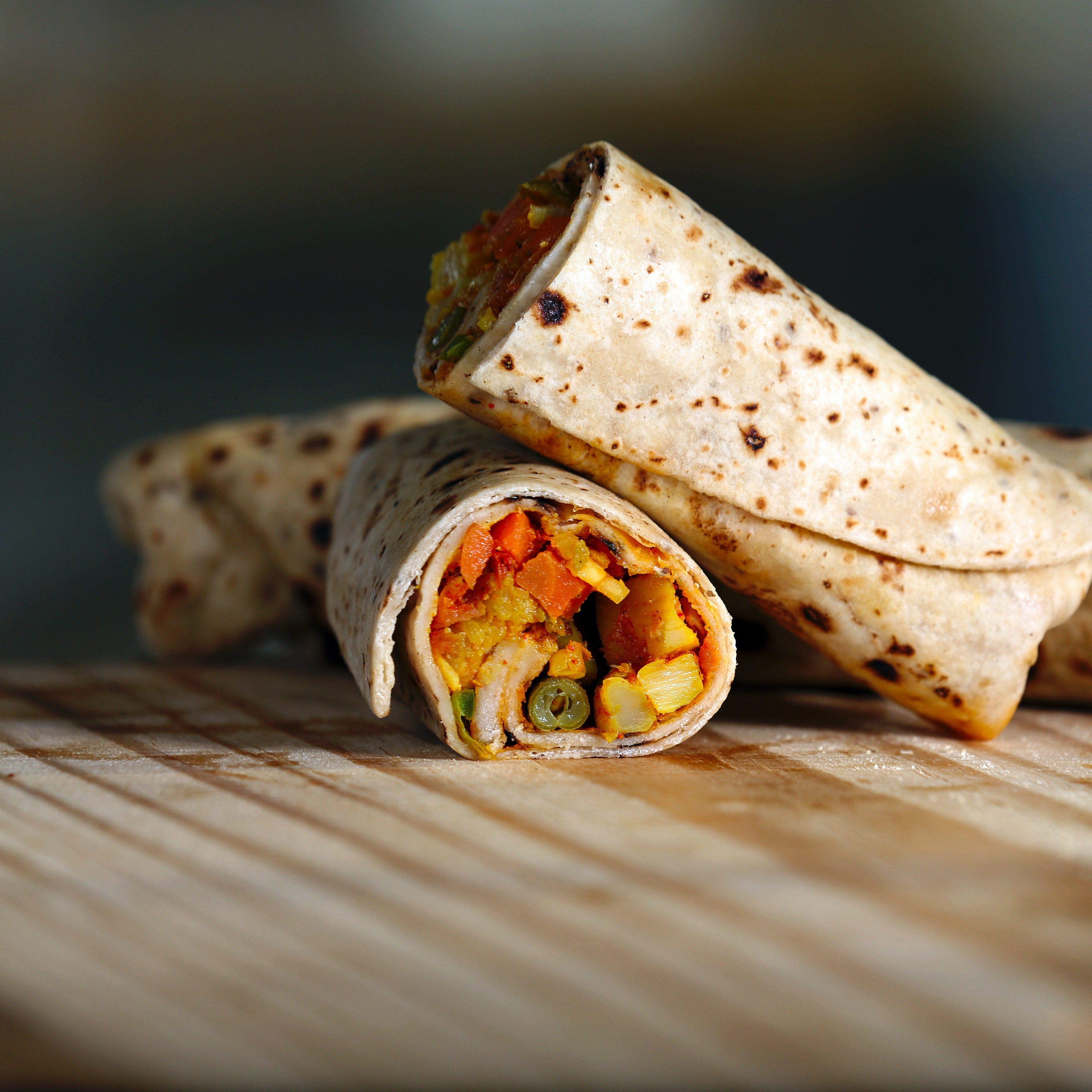 Vegetable Roti Roll: Healthy Lunch Box Recipe Idea | EnfaShop India