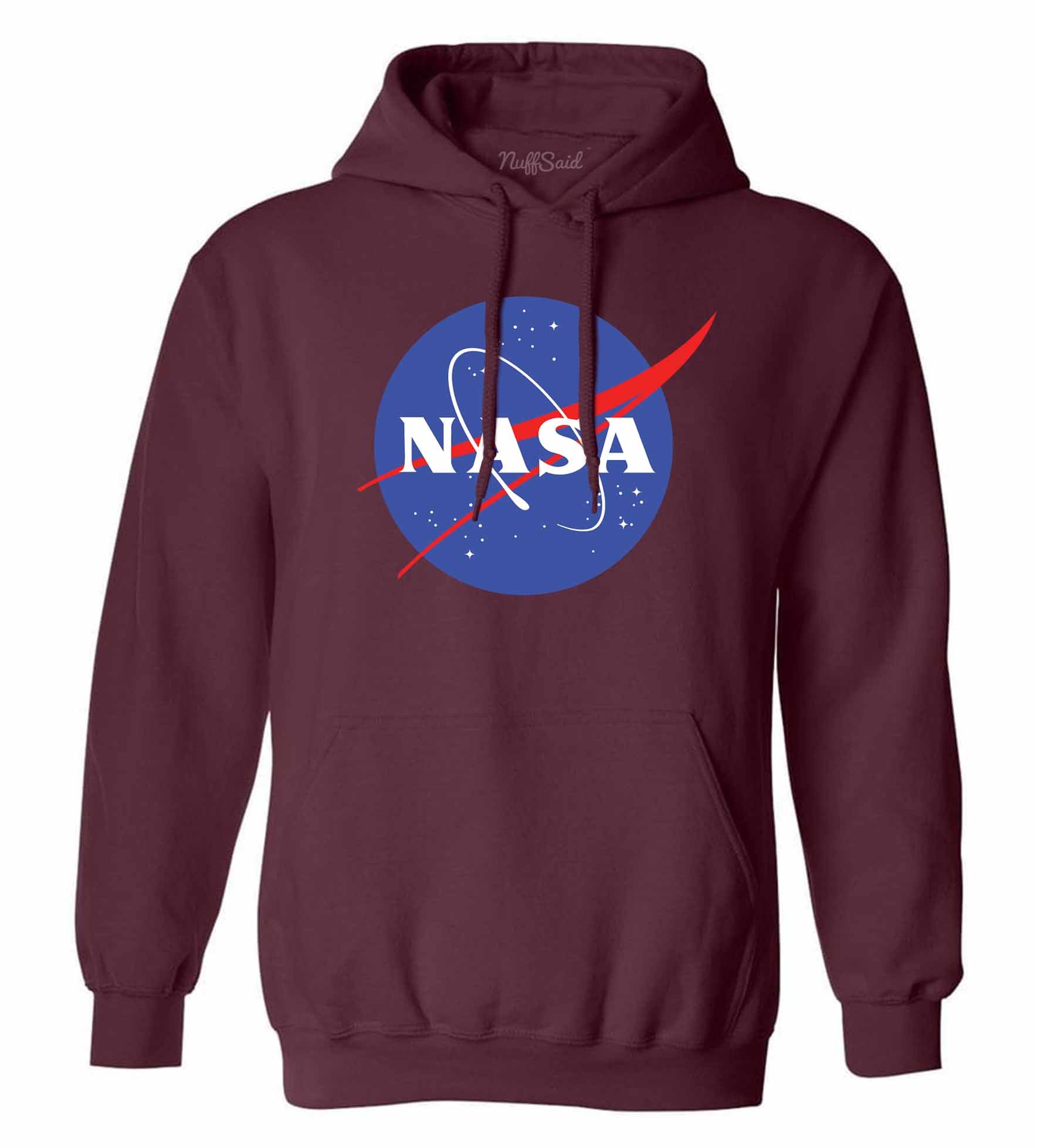 maroon nasa sweatshirt