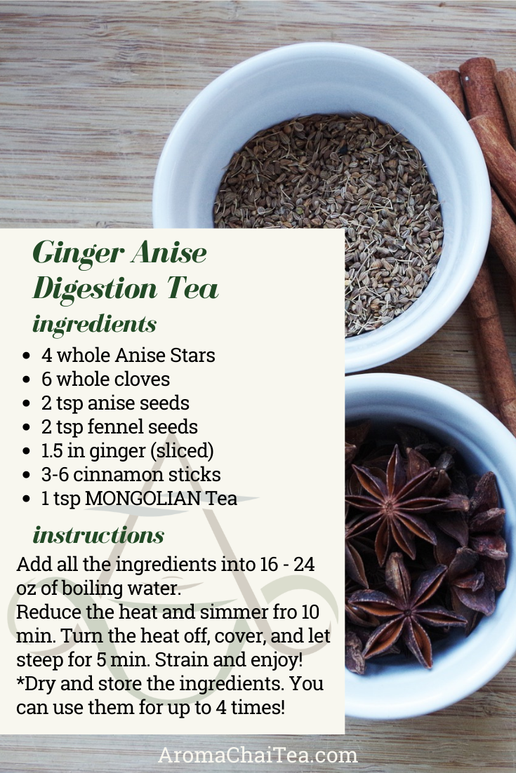 Ginger Anise Digestion Tea Recipe