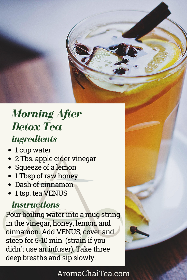 The Morning After Detox Tea Recipe.