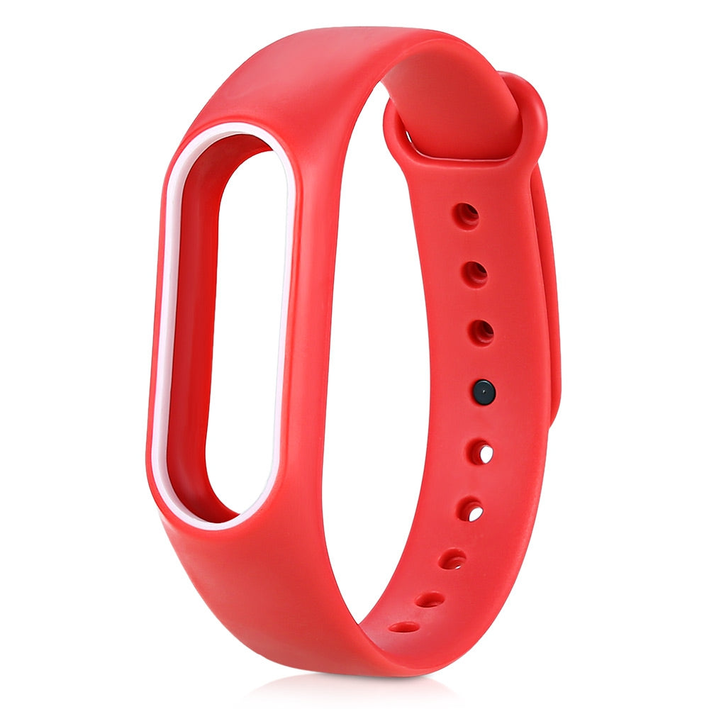 Double-color Anti-lost Design TPE Wristband for Xiaomi Mi Band 2