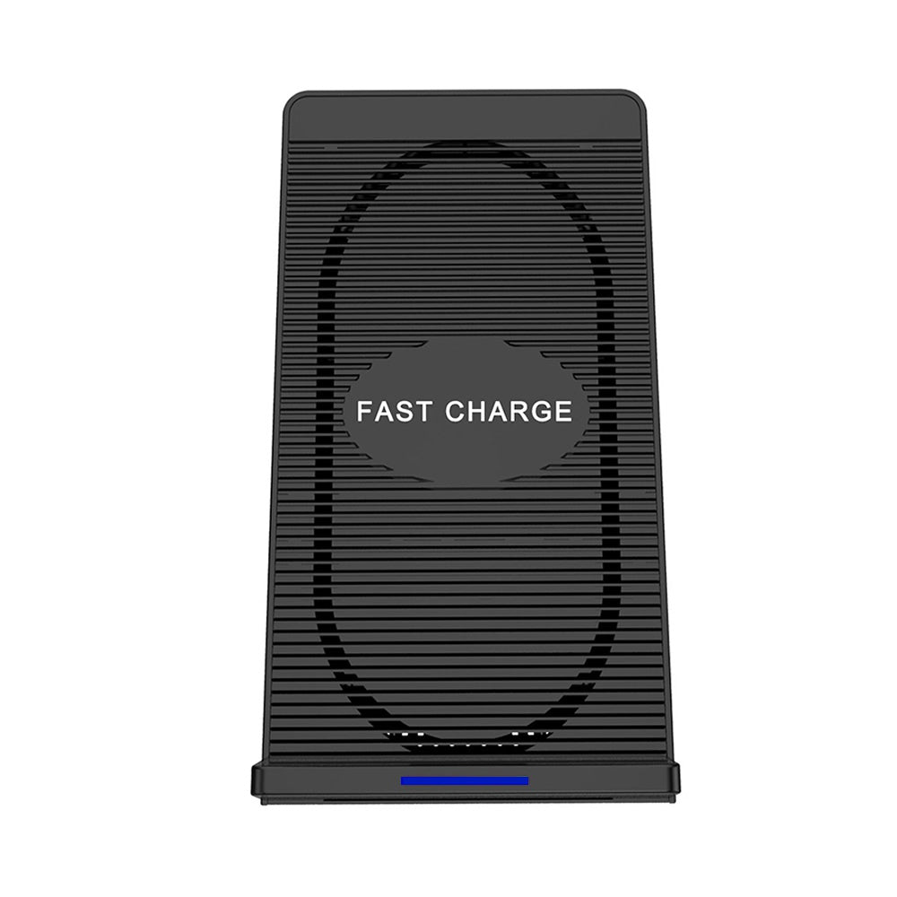 Cwxuan 10W Fast Wireless Charger Stand with Cooling Fan for Qi-devices