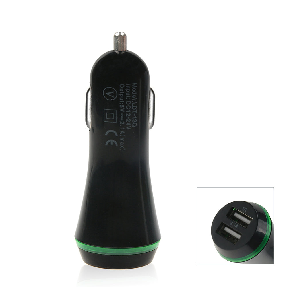 5V/2.1A Quick Charge Car Charger with Double USB