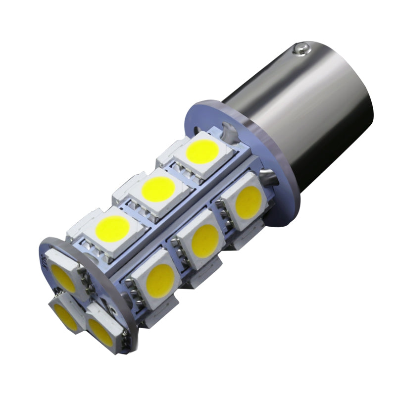 10PCS 1156 BA15S / 1141 / 1073 / 1095 Base 18 SMD 5050 LED Replacement Bulb 12V