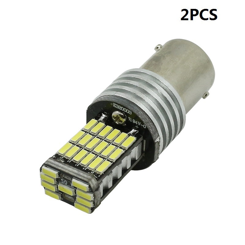 2PCS 1000 Lumens 1156 Ba15s P21W 4014 45PCS Chipsets Led Bulbs for Turn Signal