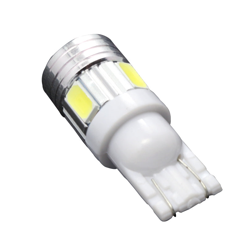 20PCS T10 Xenon White 5730 6SMD LED Chip Bright Light bulbs RV Dome Car 192 168