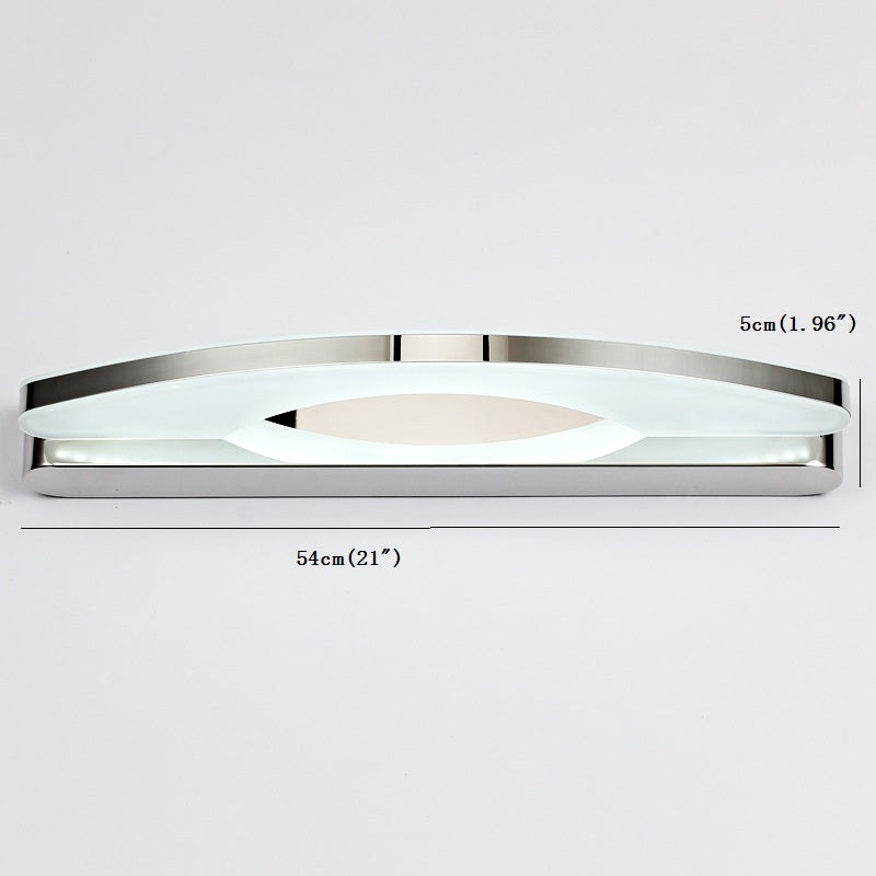 Brightness 12W Modern Design Led Wall Lights 54CM Stainless Steel And Acrylic Bedroom Hotel Room...