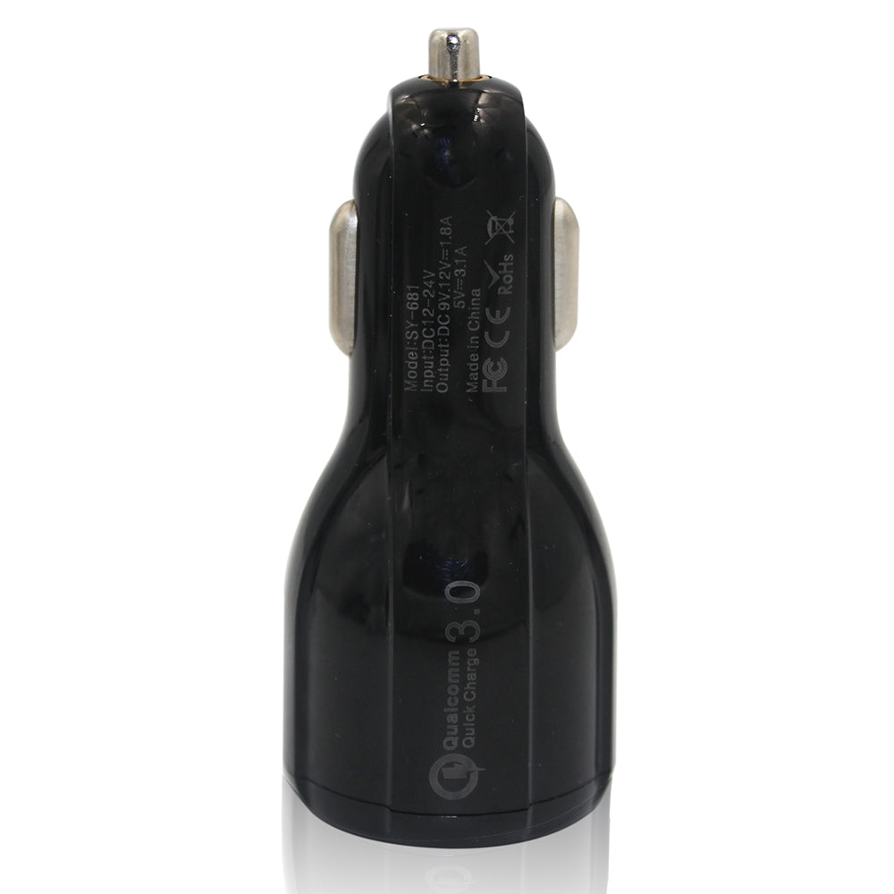 5V/3.1A QC3.0 Quick Charge Car Charger with Double USB