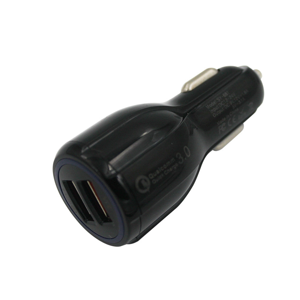 5V/3.1A QC3.0 Quick Charge Car Charger with Double USB
