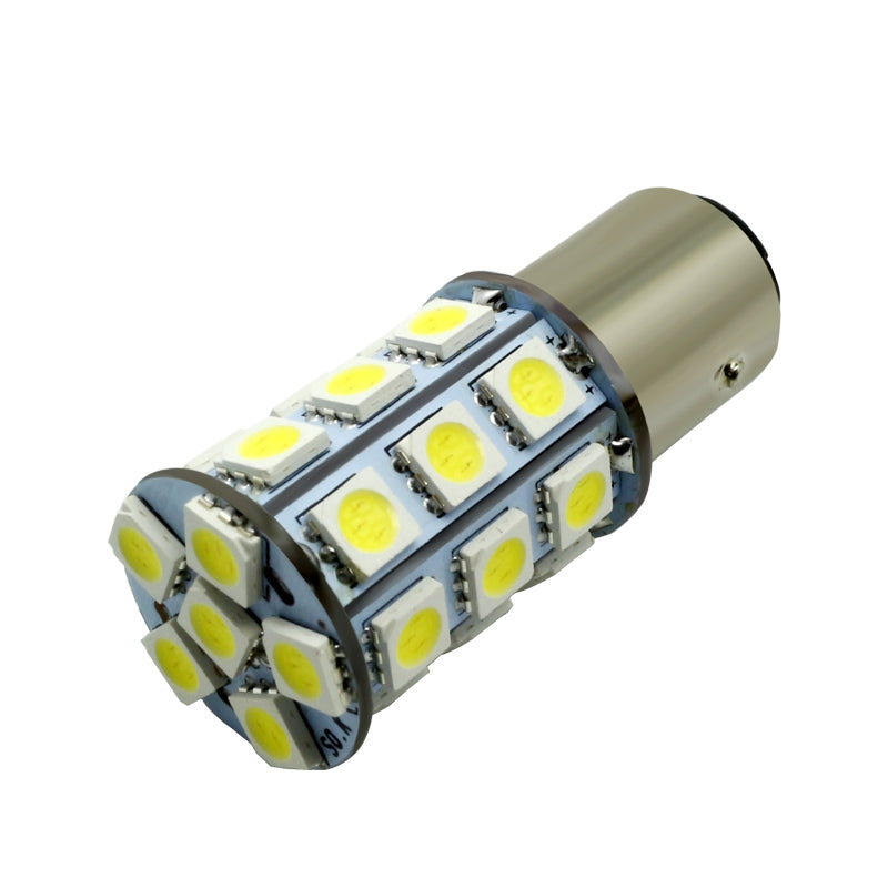 10PCS  1157 BAY15D Car 6000K 27-SMD 5050 LED Tail Turn Signal Light Lamps Bulbs Xenon White