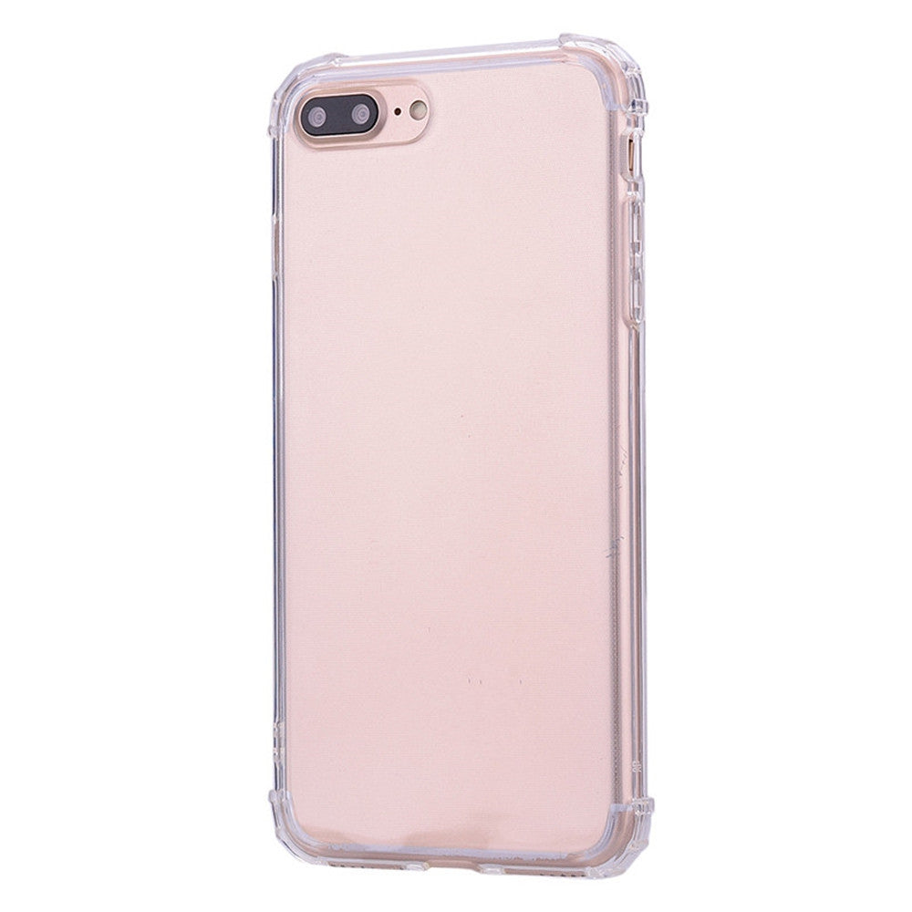 Case for iPhone 8 Plus / 7 Plus Ultra-Slim Shockproof Transparent Back Cover