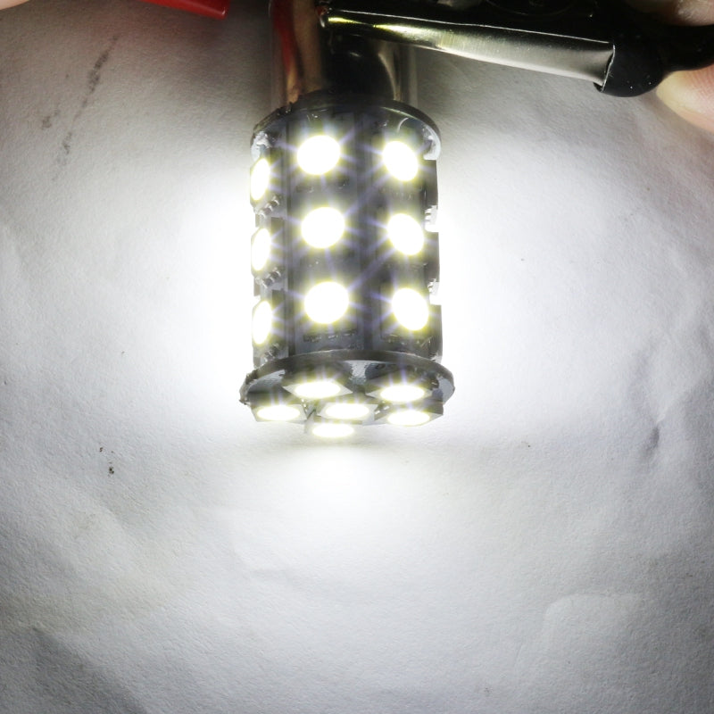 10PCS  1157 BAY15D Car 6000K 27-SMD 5050 LED Tail Turn Signal Light Lamps Bulbs Xenon White