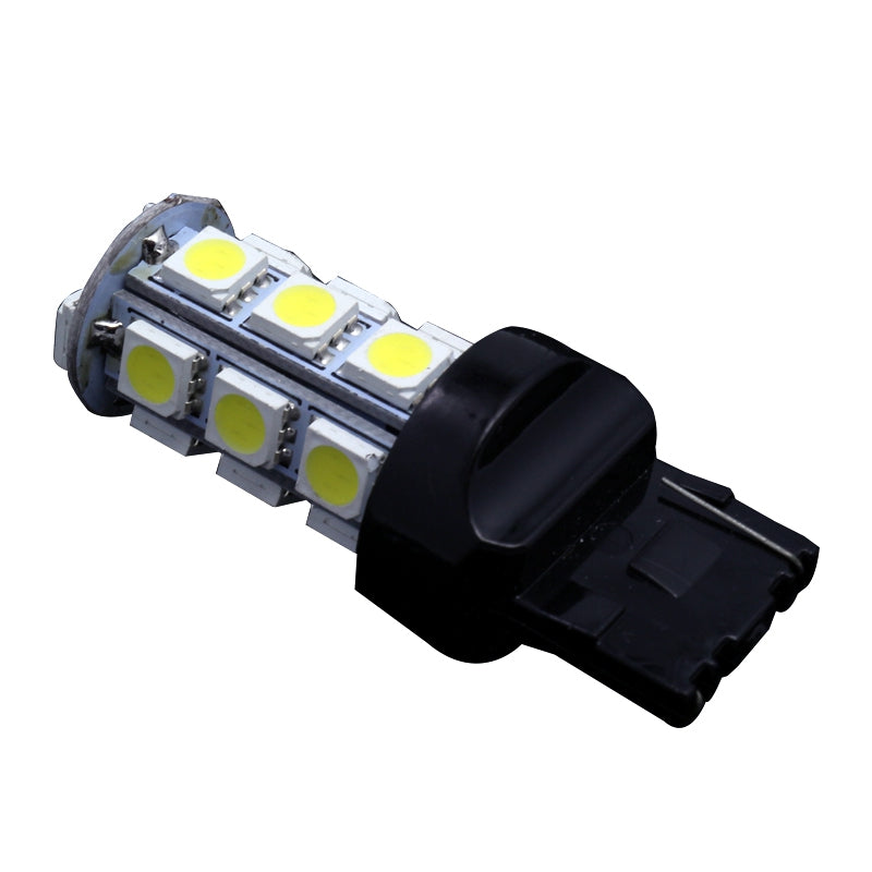 10PCS T20 7440 7443 White 18-SMD 5050 Reverse Brake/Stop/Turn Tail Back Up LED Light Bulb