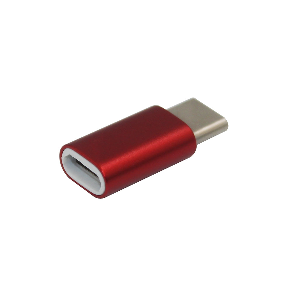 5PCS Aluminium Alloy Micro USB to USB 3.1 Type-C Data Sync Charging Adapters