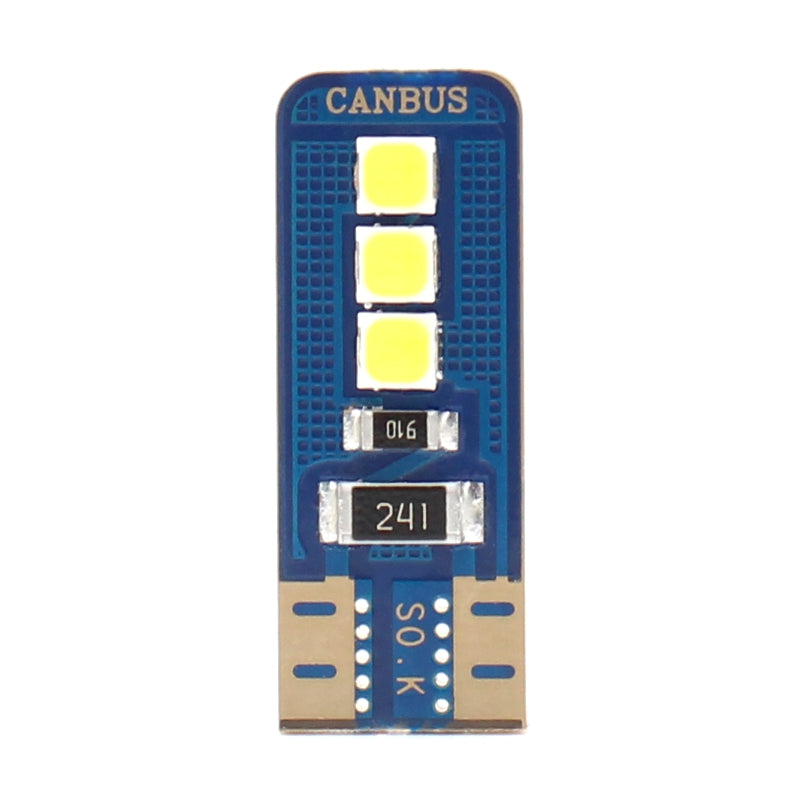4pcs T10 3030 6 SMD OSRAM LED Canbus No Error White Car Side Light 360LM Bulbs 12V