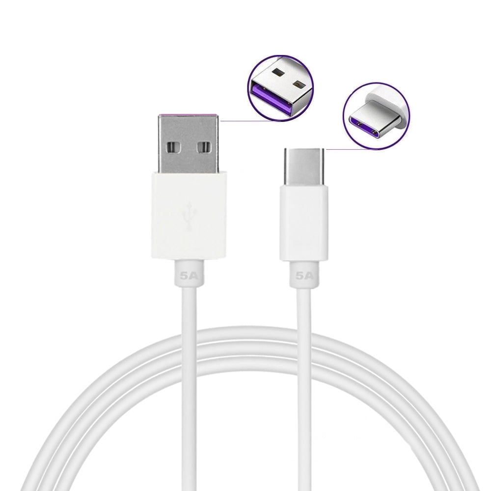 5A Quick Charge USB 3.1 Type-C Charging Data Transfer Cable 100CM