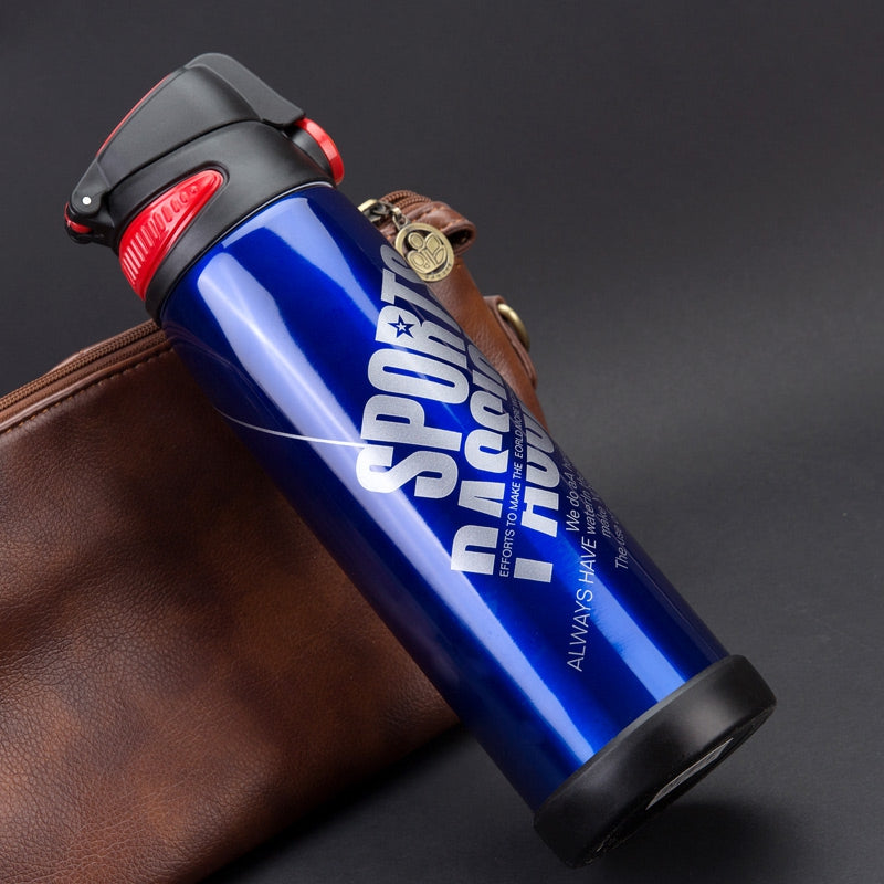 304 Stainless Steel Bicycle Riding Sports Water Bottle Portable Double Cover Vacuum Cup