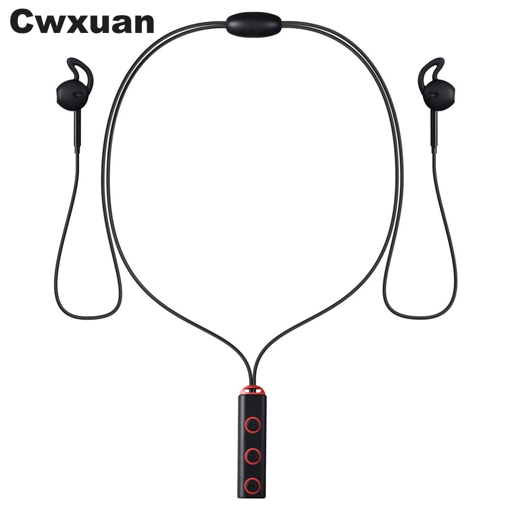 Cwxuan Wireless Bluetooth Sports Earphone Headset with Neckband Magnetic Design