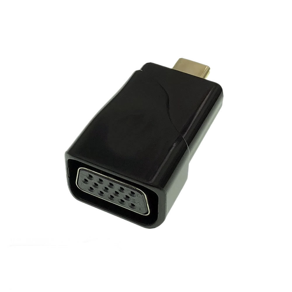 Cwxuan USB 3.1 Type-C Male to VGA Female HD Converter Adapter