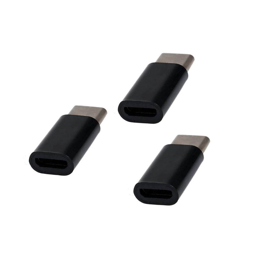 Cwxuan USB 3.1 Type-C Male to Micro USB Female Adapters (3pcs)