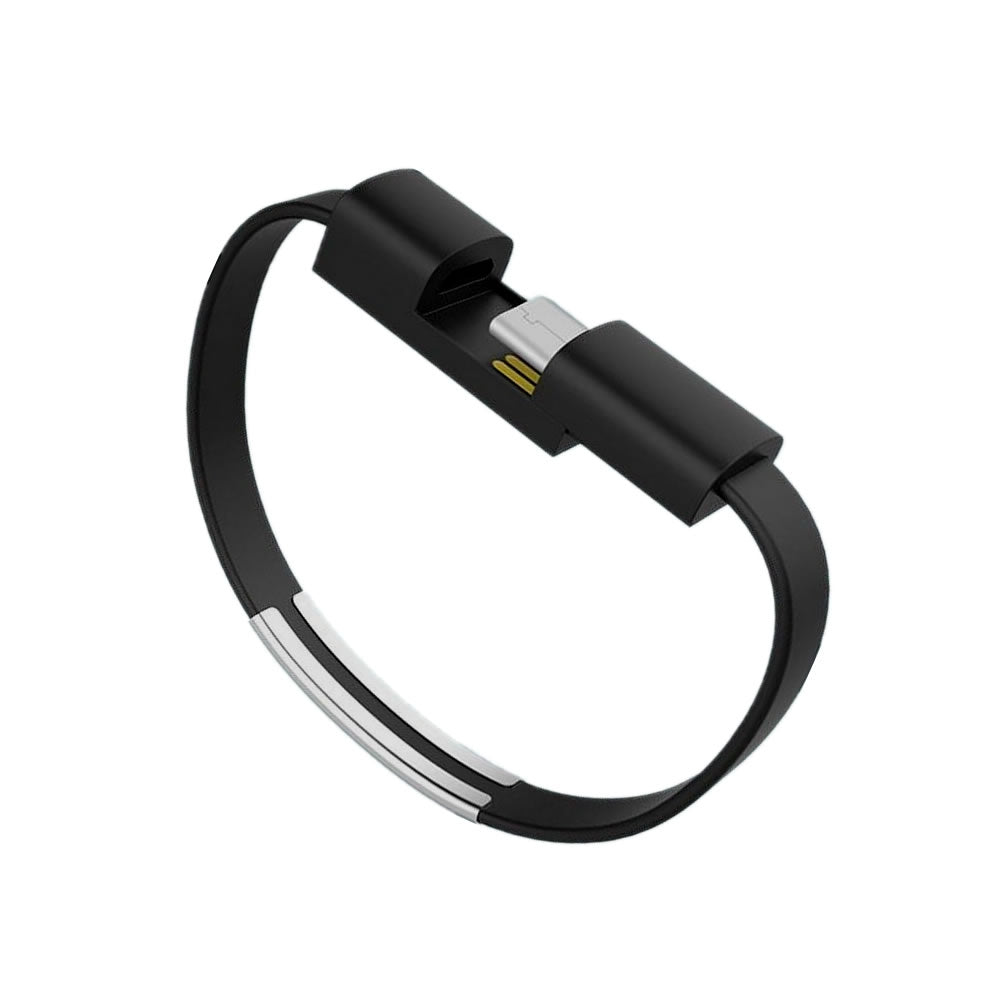 Cwxuan USB 2.0 Type C Bracelet Wrist Band Data Sync Charging Cable