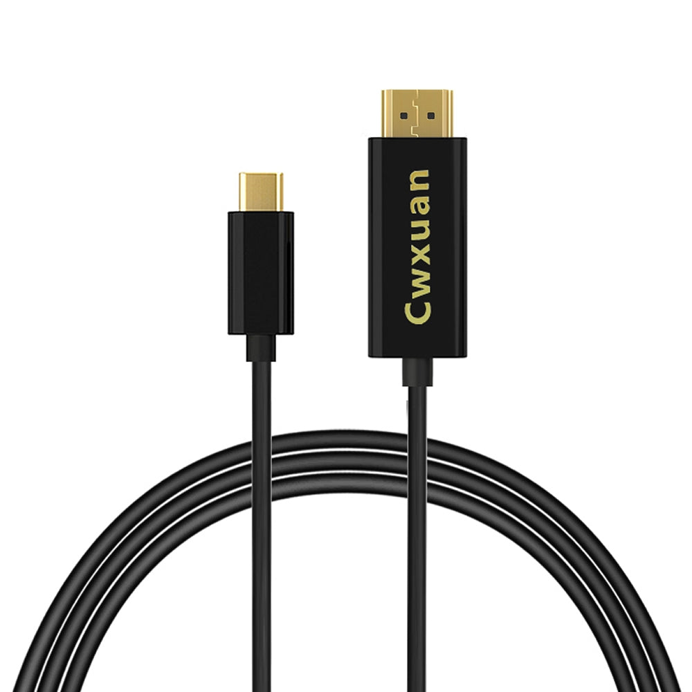 Cwxuan USB 3.1 Type-C to HDMI 4K HDTV Adapter Cable (1.8m)