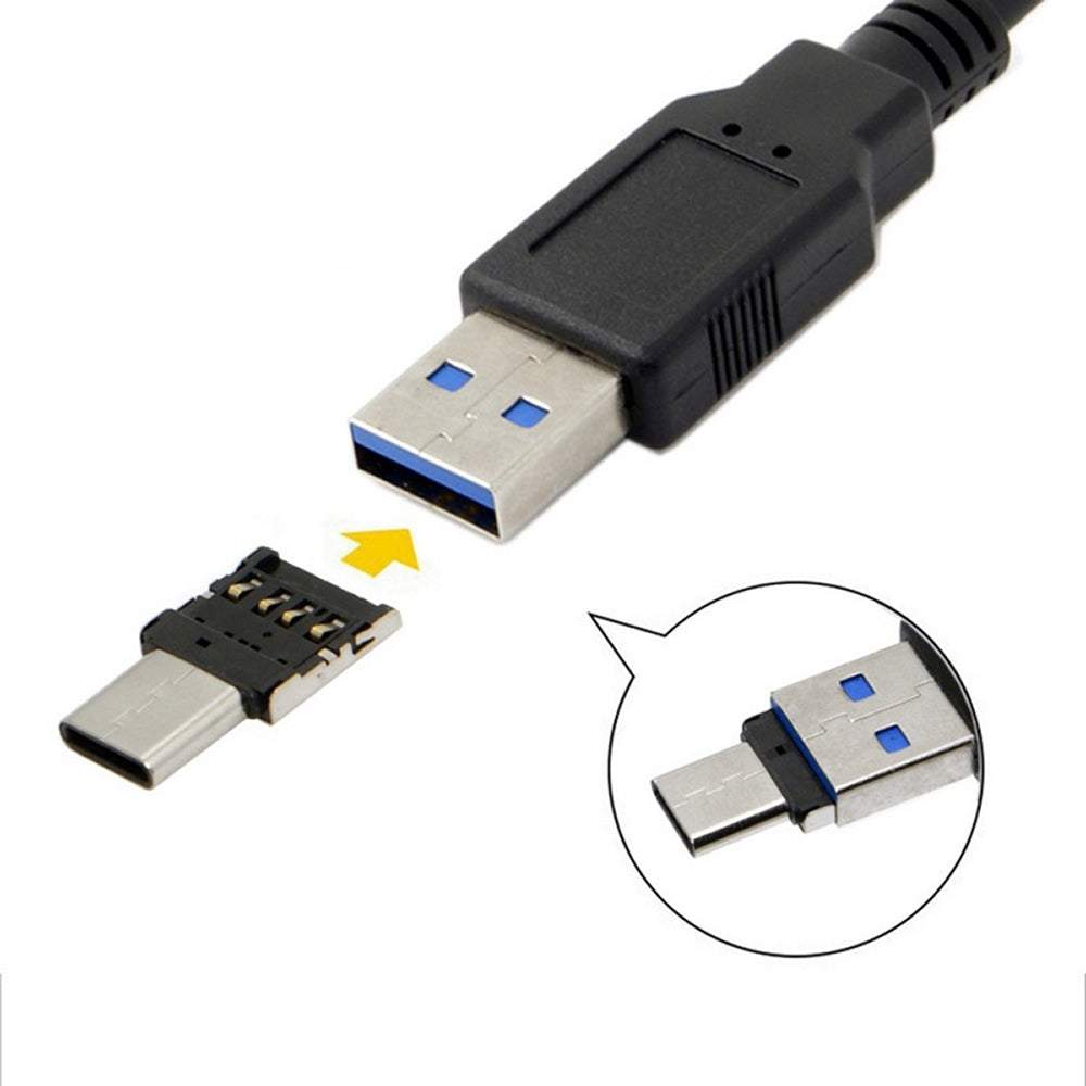 Cwxuan 2-in-1 USB 3.1 Type-C, USB 2.0 to 3-port USB HUB with Card Reader