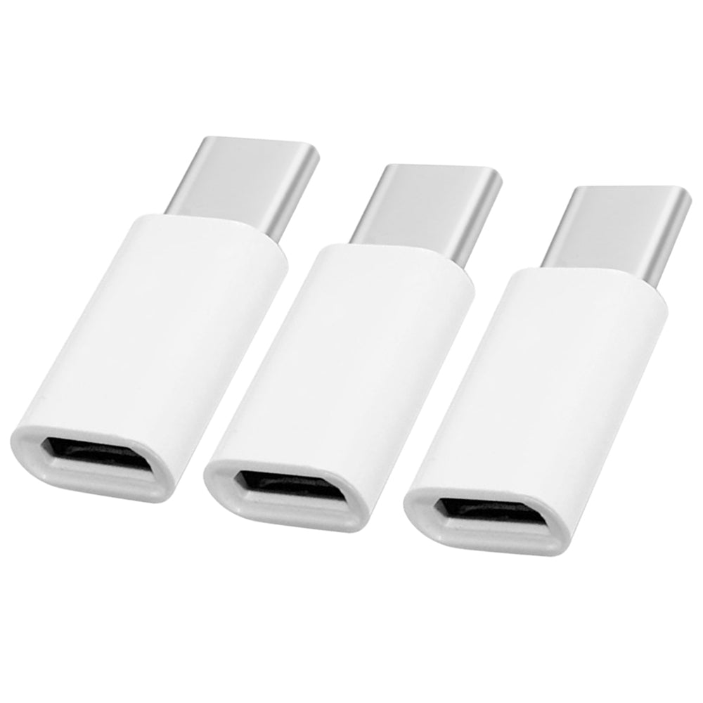 Cwxuan USB 3.1 Type-C Male to Micro USB Female Adapters (3pcs)