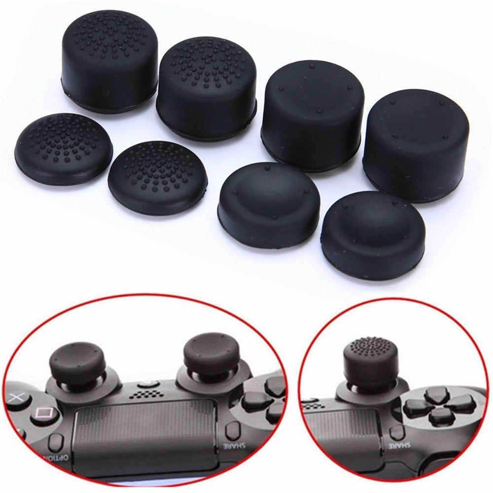 8pcs Silicone Analog Controller Joystick Thumb Stick Grip Cap Cover for PS4/PS3/XboxOne/Xbox360