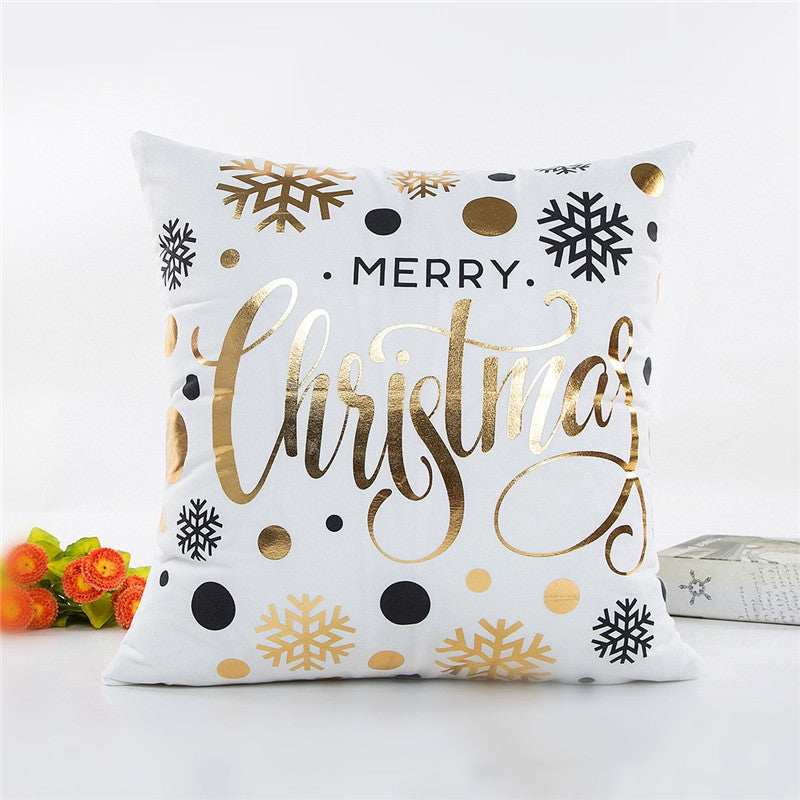 Christmas Decoration Pillowcase Snowflake Pillow Cover